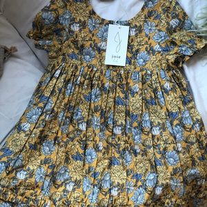 💛💙SALE! Beautiful Joie kids dress size 4T NWT